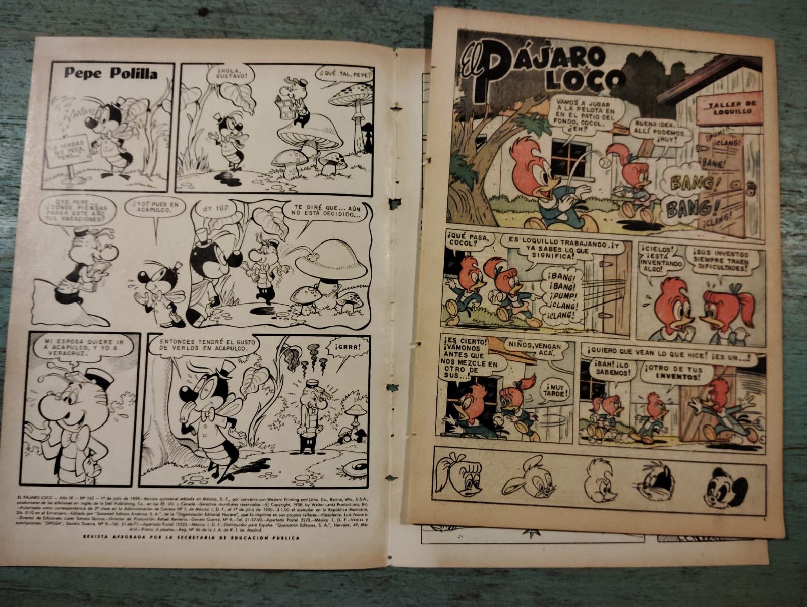 Comics pájaro loco