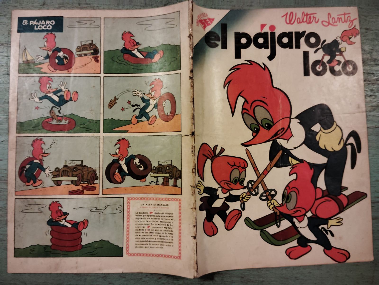 Comics pájaro loco