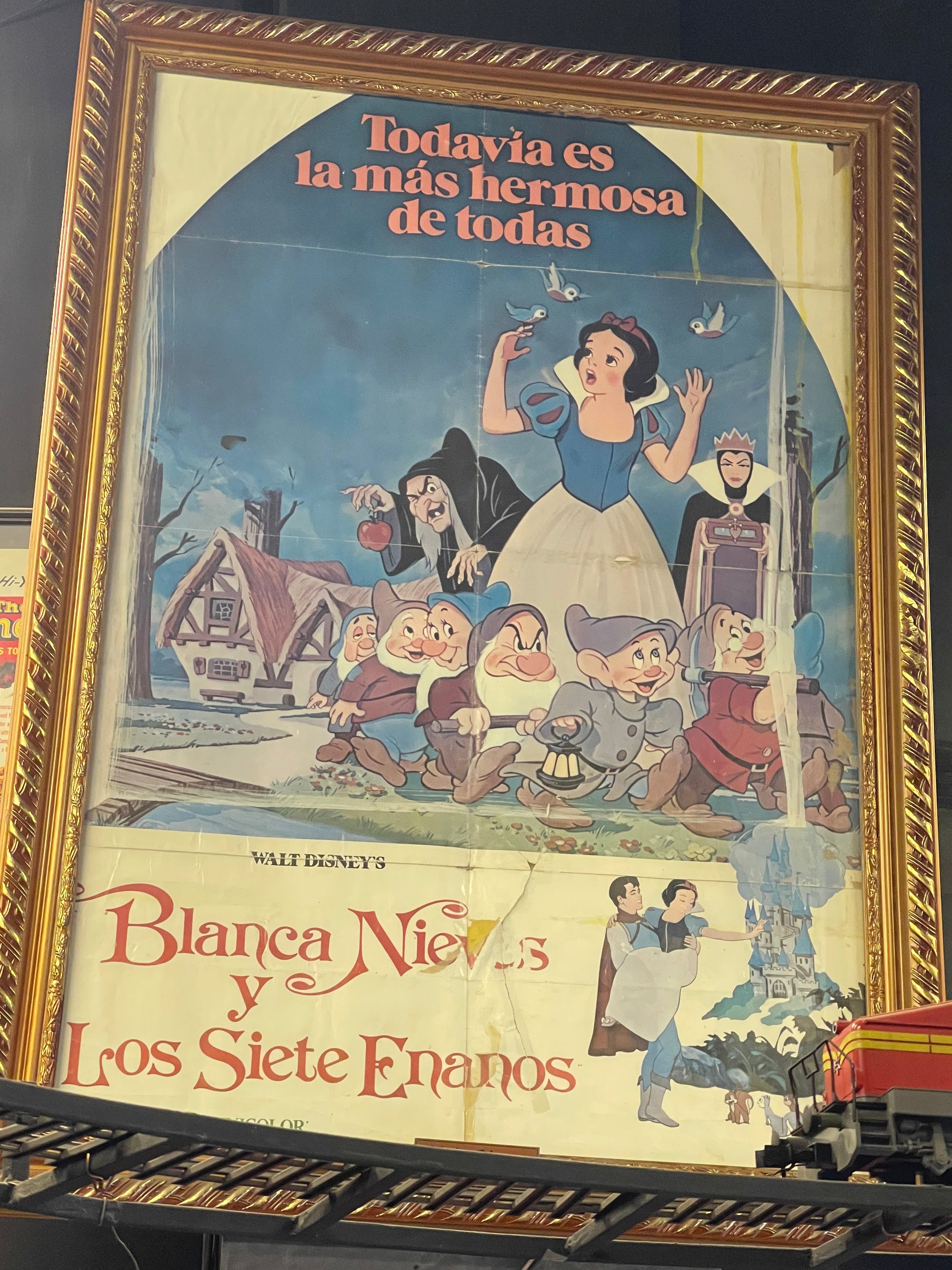 Afiche de cine blancas nieves