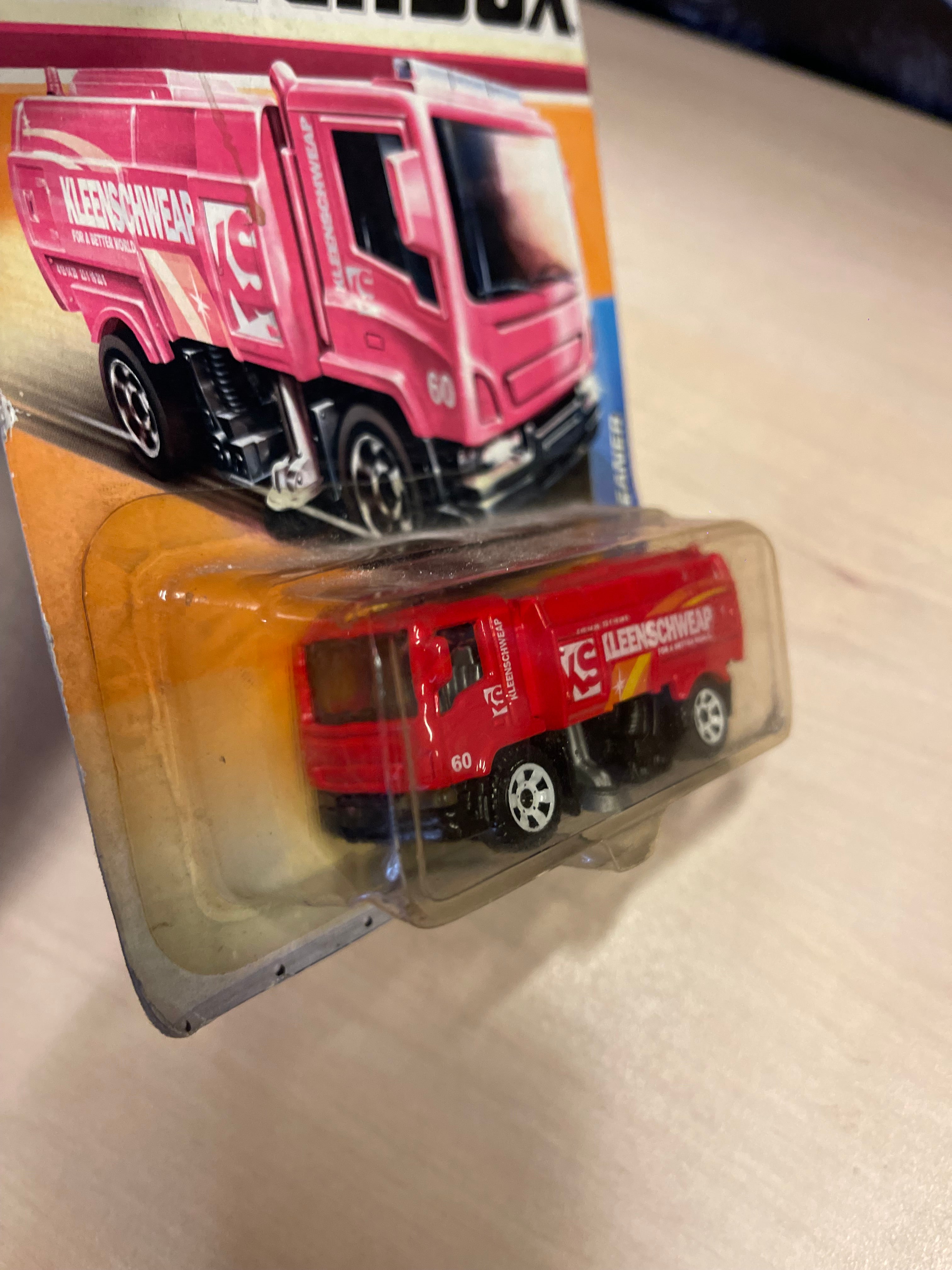 Matchbox street cleaner