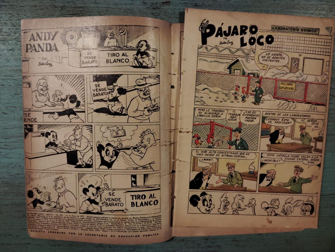 Comics pájaro loco