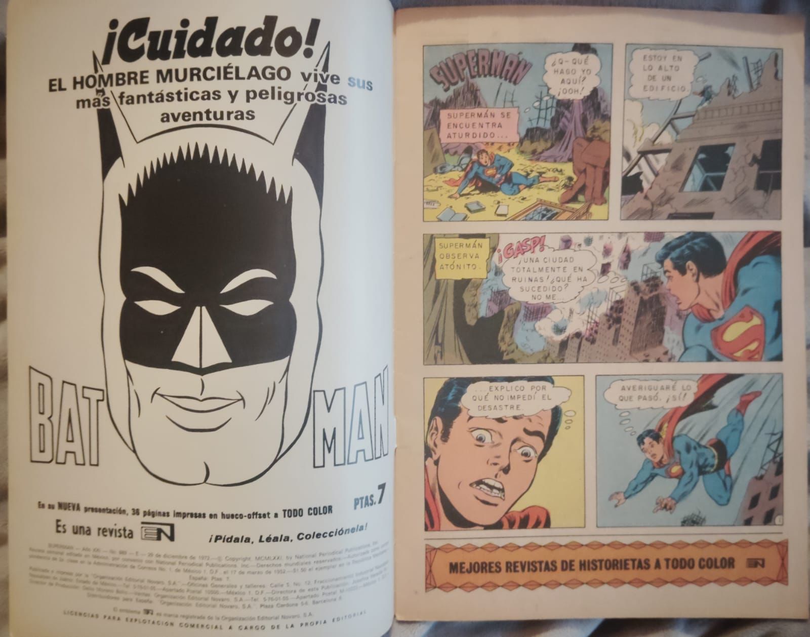 Comics de superman coleccionable