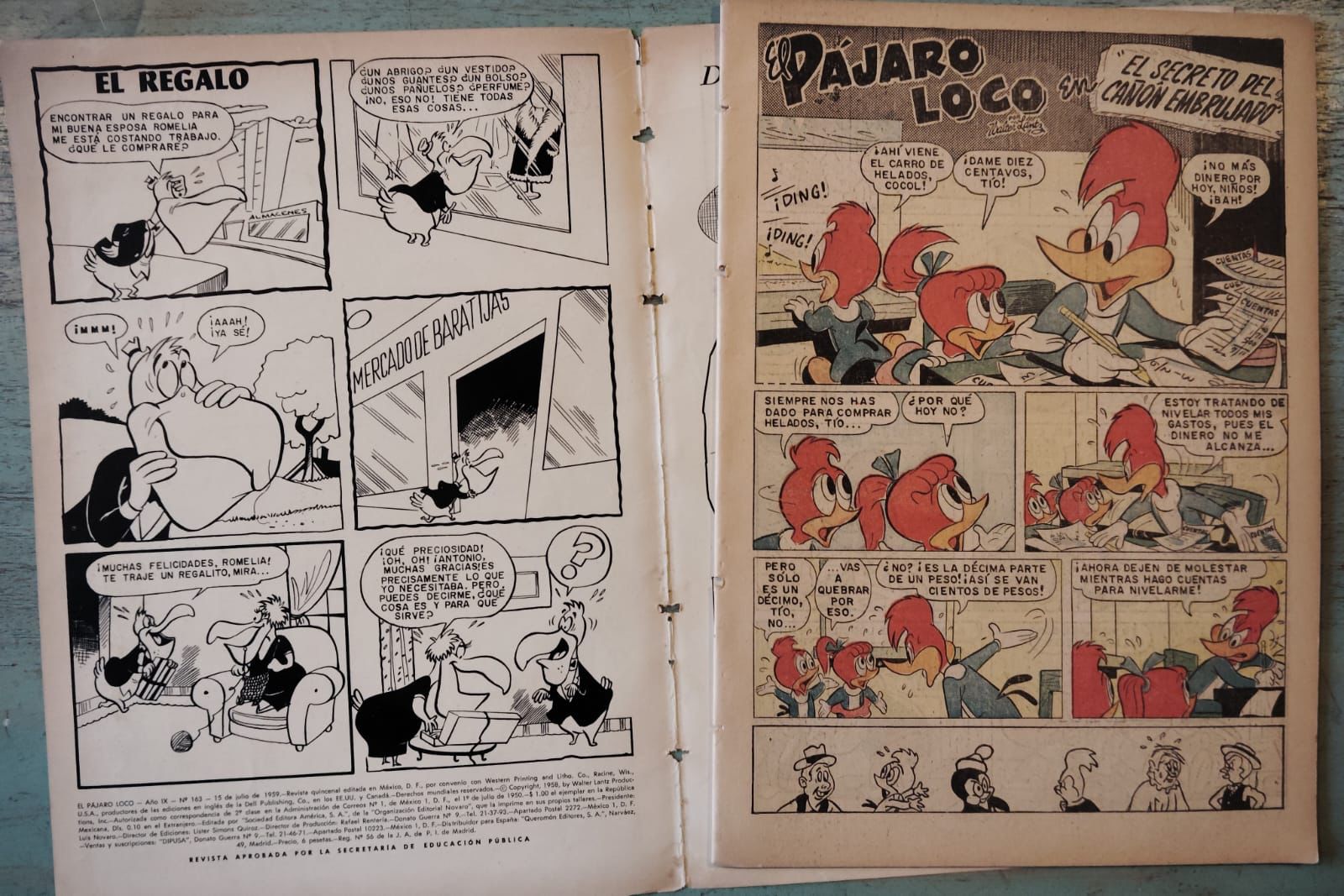 Comics pájaro loco coleccionista