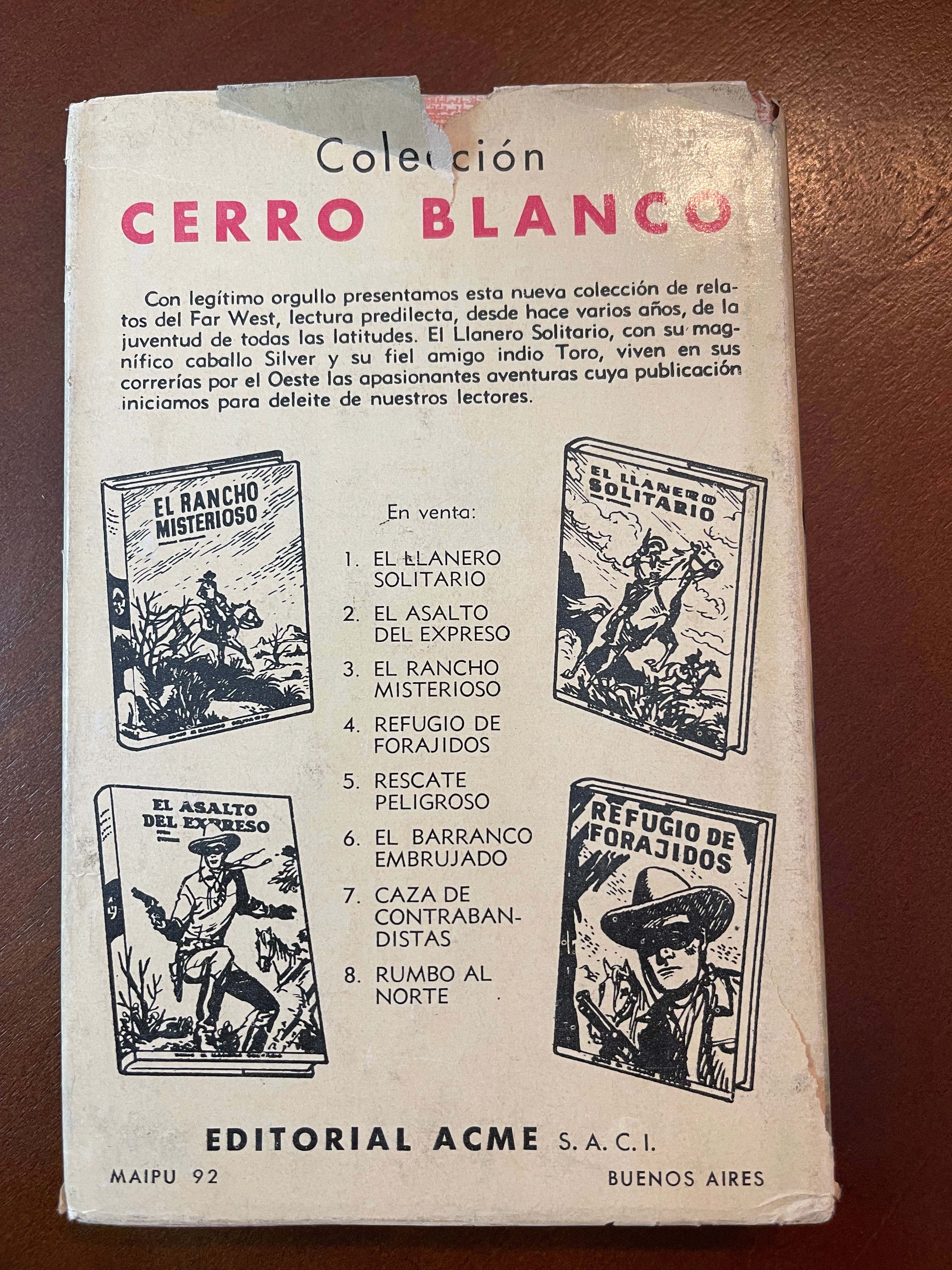 Libro de el llanero solitario