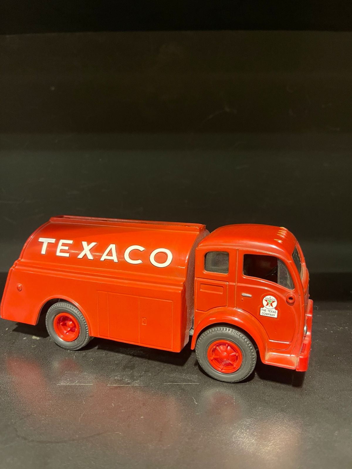 Camión De Colección Antiguo Texaco Naranja