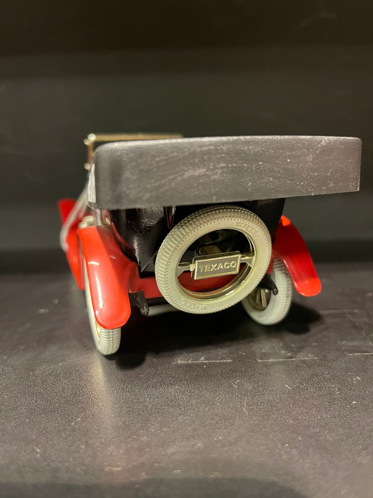 Auto De Colección Antiguo Texaco Negro y Naranja