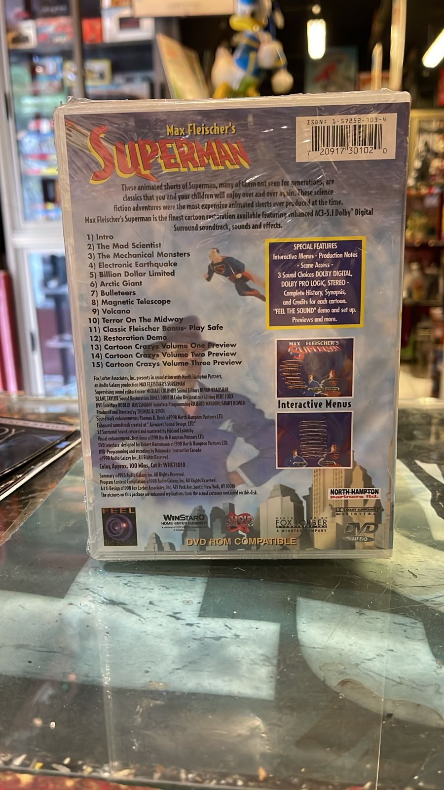 DVD de Max Fleischer's Superman
